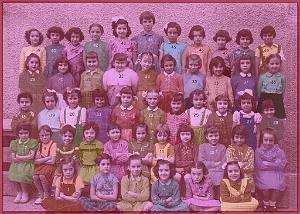 ECOLE JEAN MACE FILLES 1954 CE1 MME DUPRE